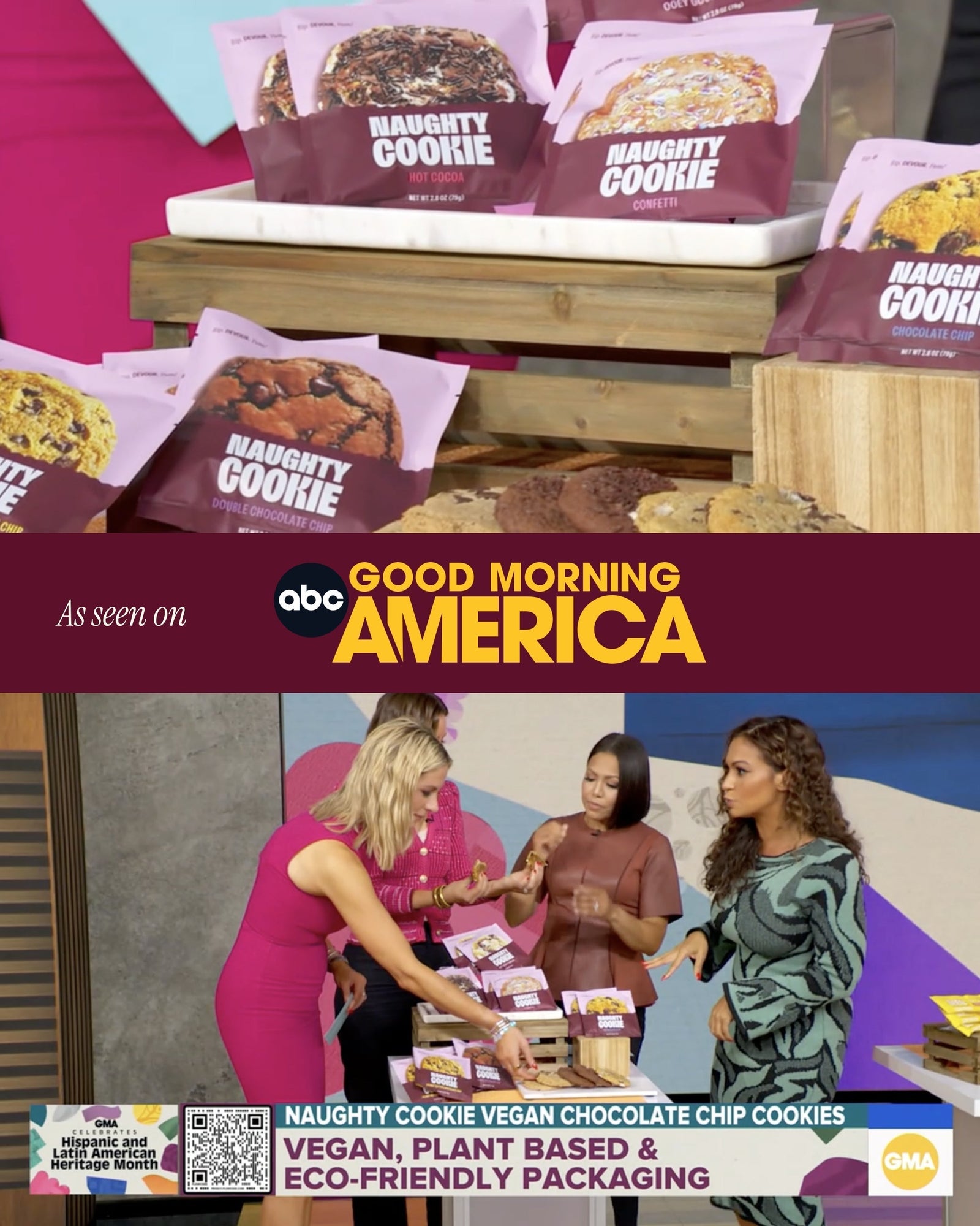 Naughty Cookie on Good Morning America!!!