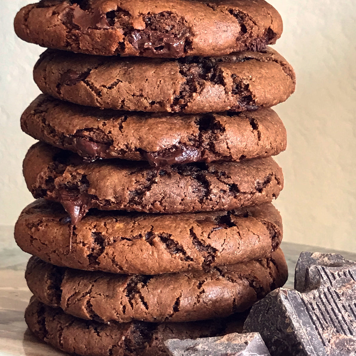 Double Chocolate Chip Cookies