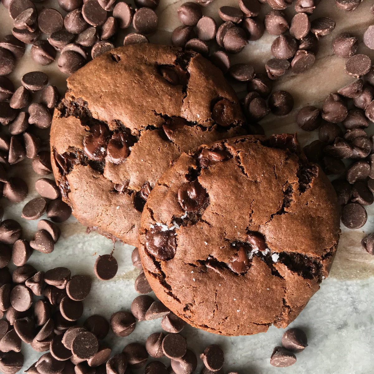 Double Chocolate Chip Cookies